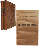Vidas, Opiniones y Sentencias de los Filósofos más Ilustres (2 tomos) (in Spanish)
