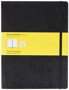 Cuaderno Clásico - Tapa Blanda - XL - Negro - Cuadriculada Disponible (en Inglés)
