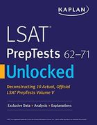 Lsat Preptests 62-71 Unlocked (Kaplan Test Prep) (en Inglés)