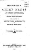 The Law Relating to Chief Rents and Other Rentcharges (en Inglés)