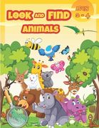Look and Find Animals: Activity books for kids ages 2-4. (en Inglés)