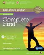 Complete First for Spanish Speakers Student's Book With Answers With Cd-Rom Second Edition 
