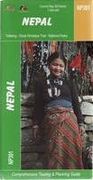 Nepal Country Touring and Planning map (Np301)