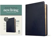 Nlt Compact Giant Print Bible, Filament Enabled Edition (Red: Nlt Giant Print Bible, Filament Enabled Edition red Letter, Leatherlike, Navy Blue Cross