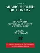 Volume 2: Arabic-English Dictionary: The Hans Wehr Dictionary of Modern Written Arabic. Fourth Edition. (en Inglés)