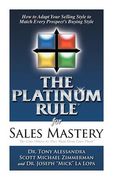 the platinum rule for sales mastery hardback book (en Inglés)