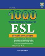 Columbia 1000 Words You Must Know for ESL: Book One with Answers 