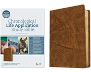 KJV Chronological Life Application Study Bible, Second Edition (LeatherLike, Heritage Oak Camel) (en Inglés)