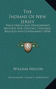 the indians of new jersey: their origin and development; manners and customs; language, religion and government (1894) (en Inglés)