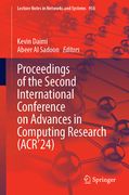 Proceedings of the Second International Conference on Advances in Computing Research (Acr'24) (en Inglés)