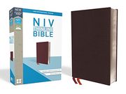Niv, Thinline Bible, Bonded Leather, Burgundy, red Letter Edition (en Inglés)