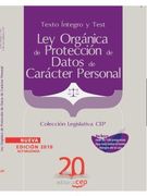 Ley Orgánica de Protección de Datos de Carácter Personal. Texto Íntegro y Test. Colección Legislativa CEP (Colección 1260)