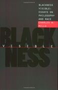 Blackness Visible: Essays on Philosophy and Race (Cornell Paperbacks) (en Inglés)