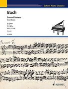inventions, bwv 772-786: piano (en Inglés)