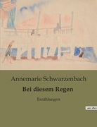 Bei diesem Regen: Erzählungen (en Alemán)