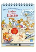 Mein Wassermalspa - Sieben kleine Hasen: Wiederverwendbares Wassermalbuch mit 16 bunten Hasenmotiven ab 4 Jahren | Frdert Kreativitt & Feinmotorik, ideal fr unterwegs | Mit nachfllbarem Wassertankstift (en Alemán)