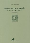 Manuscritos de España: suplemento (Obras de referencia)