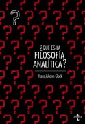 Qué es Filosofía Analítica?