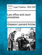 law office and court procedure. (en Inglés)