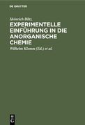 Experimentelle Einführung in die Anorganische Chemie (en Alemán)