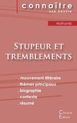 Fiche de lecture Stupeur et tremblements de Amélie Nothomb (analyse littéraire de référence et résumé complet) (en Francés)