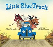 Little Blue Truck Lap Board Book (en Inglés)