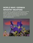 world war i german infantry weapons: luger p08 pistol, gewehr 98, mauser c96, mp 18, mg 08, gewehr 1888, madsen machine gun, dreyse m1907
