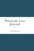 Pembroke Law Journal (en Inglés)