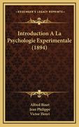 Introduction A La Psychologie Experimentale (1894) (en Francés)