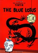 the blue lotus,the adventures of tintin series (en Inglés)