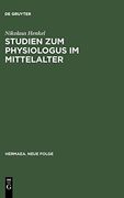 Studien zum Physiologus im Mittelalter (Hermaea. Neue Folge) (en Alemán)