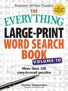 The Everything Large-Print Word Search Book, Volume 10: More Than 120 Easy-to-Read Puzzles (en Inglés)