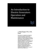 An Introduction to Electric Generators Operation and Maintenance