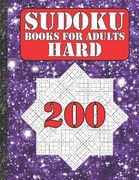 Sudoku books for adults hard: 200 Sudokus from hard with solutions for adults Gifts Sudoku hard book Galaxy Sky Lover adults, kids (en Inglés)