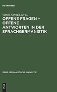 Offene Fragen, Offene Antworten in der Sprachgermanistik (en Alemán)
