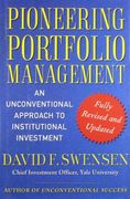 pioneering portfolio management,an unconventional approach to institutional investment (en Inglés)