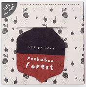 Peekaboo Forest: Baby'S First Crinkle Peek-A-Book - Lift the Flap! (Wee Gallery Peekaboo Cloth Books, 1) (en Inglés)