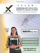 texes generalist ec-6 191 social studies boost edition (en Inglés)