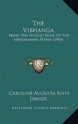 the vibhanga: being the second book of the abhidhamma pitaka (1904) (en Inglés)
