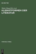 Kleinstformen der Literatur (en Alemán)