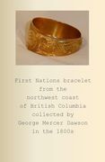 First Nations Bracelet From the Northwest Coast of British Columbia Collected by George Mercer Dawson in the 1800S (en Inglés)