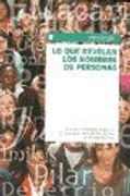lo que revelan los nombres de person