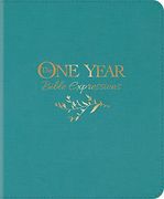 The one Year Bible Expressions (Leatherlike, Tidewater Teal) 