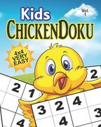 ChickenDoku Vol 1 Very Easy: Sudoku: Educational brain games for kids, with very easy 4x4 grid puzzles (en Inglés)