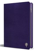 Biblia Reina Valera 1960 Tamaño Grande, Letra Grande Piel Morada Con Cremallera / Spanish Holy Bible Rvr 1960 Large Size Large Print Purple Leather wi