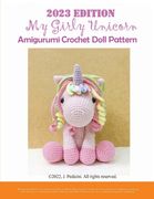 2023 My Girly Unicorn Amigurumi Crochet Doll Pattern (en Inglés)
