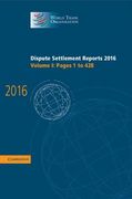Dispute Settlement Reports 2016: Volume 1, Pages 1-428 (en Inglés)