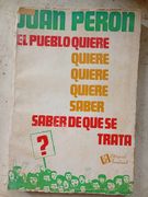 El pueblo quiere saber de que se trata