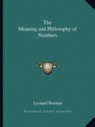 the meaning and philosophy of numbers (en Inglés)