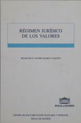 Régimen Jurídico de los Valores